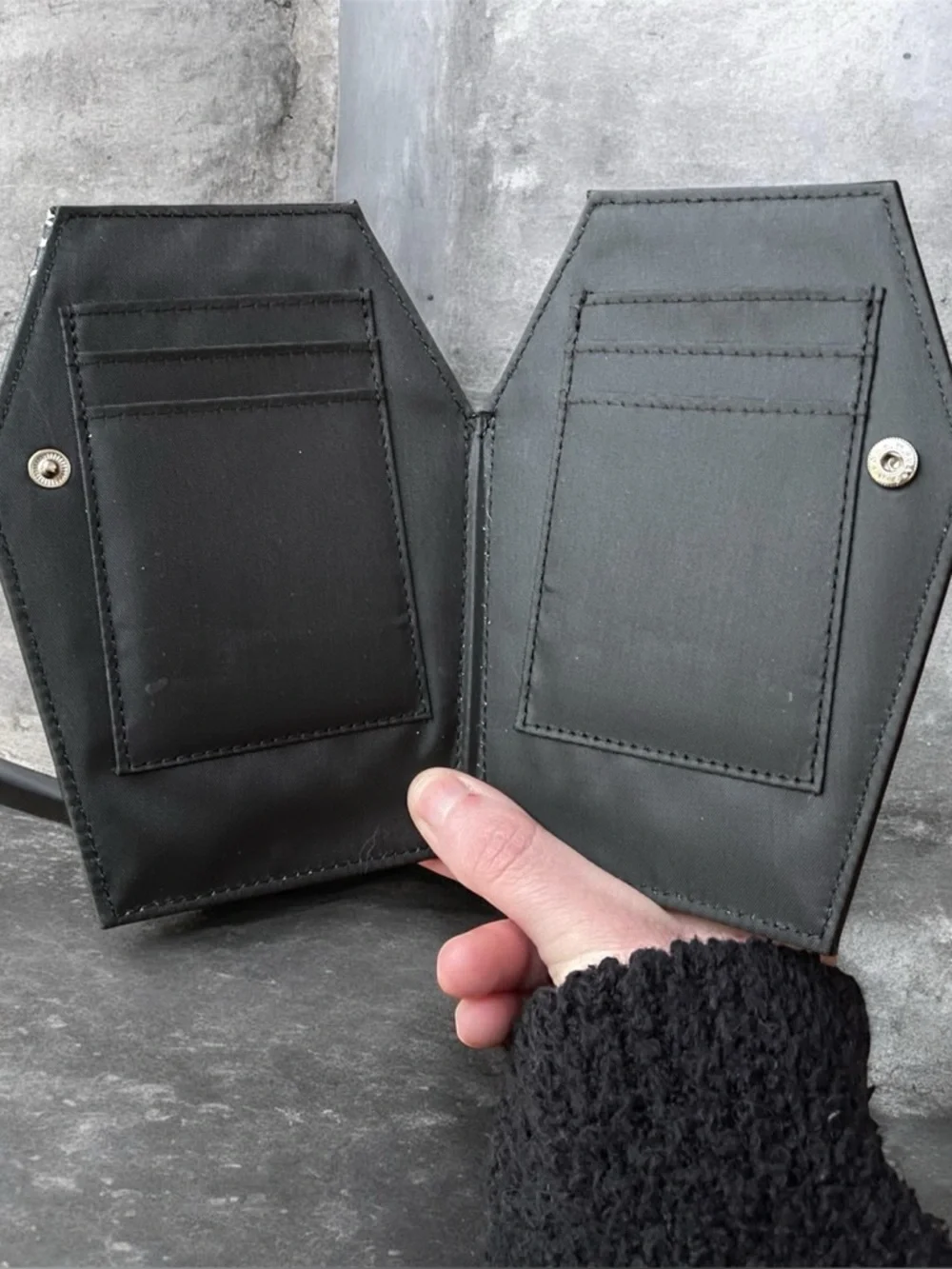 Never Trust The Living Coffin Wallet